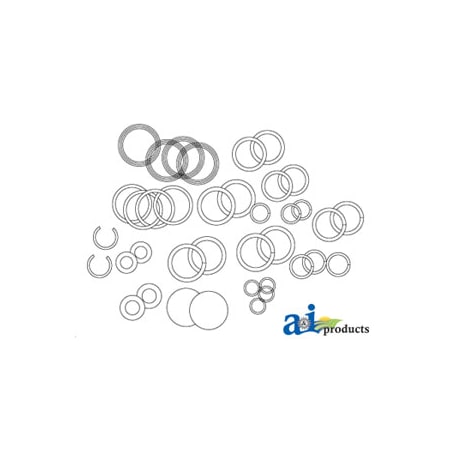 A & I Products Breakaway Coupler Ovrhl. Kit 5" x3" x1" A-AR82570